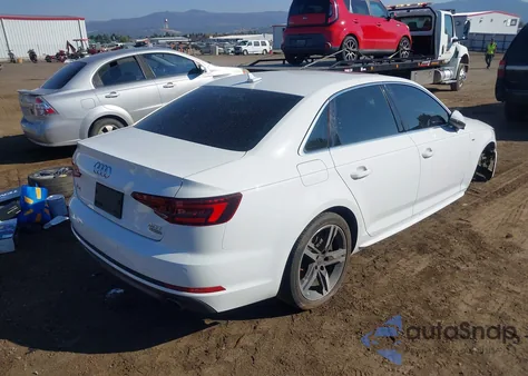 2018 Audi A4 2.0T Premium/2.0T Tech Premium z USA, uszkodzony, nr VIN WAUENAF4XJA037847